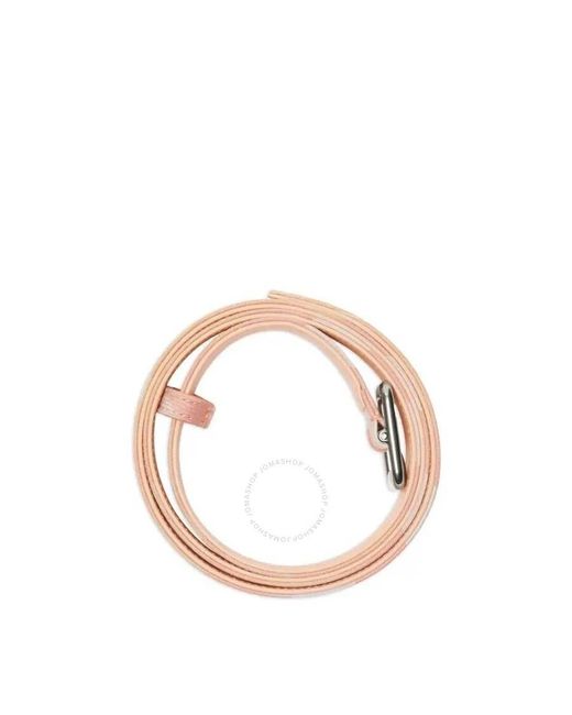 Burberry Pink Check Pattern B Buckle Belt