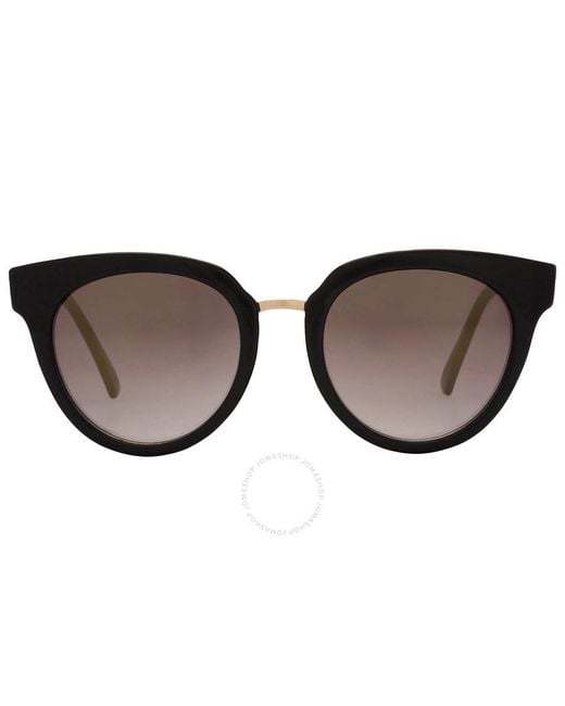 Guess Factory Black Smoke Mirror Teacup Sunglasses Gf0309 01c 52