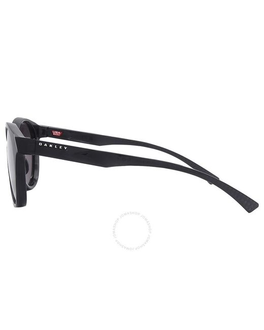 Oakley Gray Spindrift Prizm Black Round Sunglasses 0oo9474 947405 52