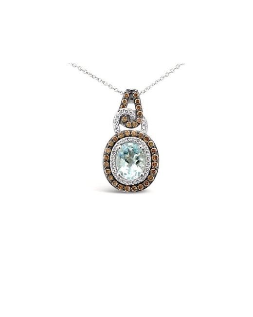 Le Vian Blue Ladies Sea Aquamarine Necklaces Set