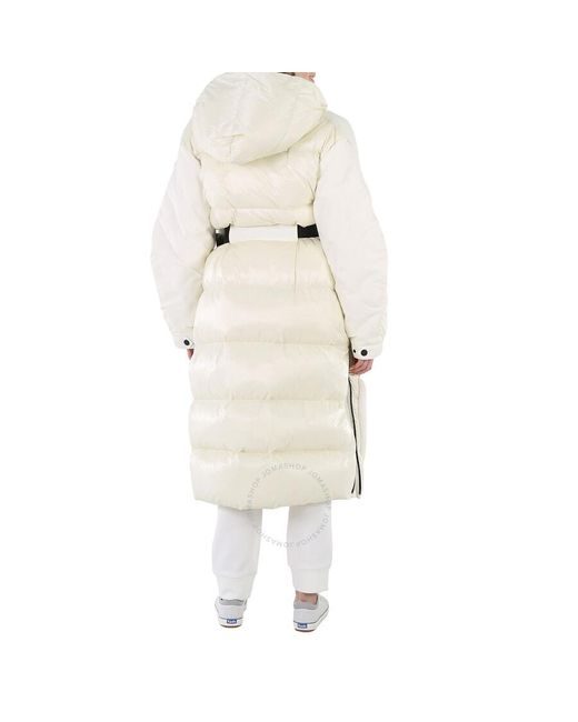 Moncler Natural Sarina Long Fur Coat