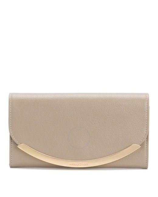 See By Chloé Natural Metal Band Detailed Wallet
