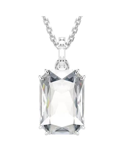 Swarovski Metallic Millenia Octagon Cut Pendant Necklace for men