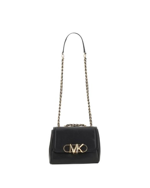 Michael Kors Black Medium Parker Leather Shoulder Bag