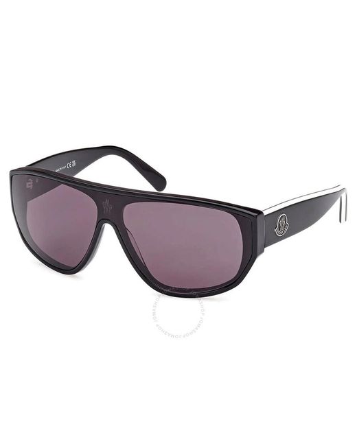 Moncler Black Smoke Shield Sunglasses Ml0260 01a 00