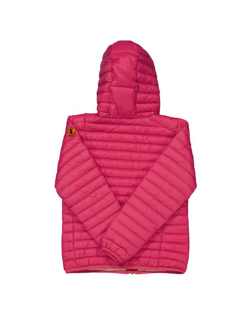 Save The Duck Pink Girls Ana Down Puffer Jacket