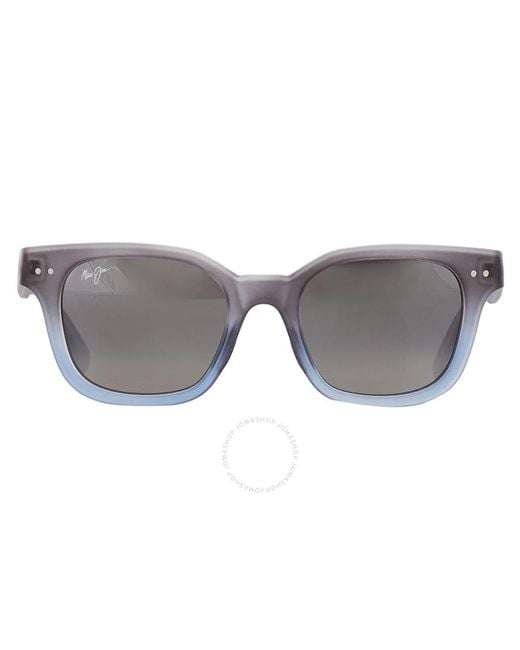 Maui Jim White Shore Break Neutral Grey Square Sunglasses 822-06m 50