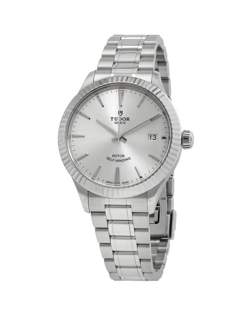 Tudor Metallic Style Automatic Silver Dial Watch -0001 for men
