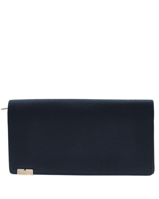 Burberry Blue B Cut Continental Wallet for men