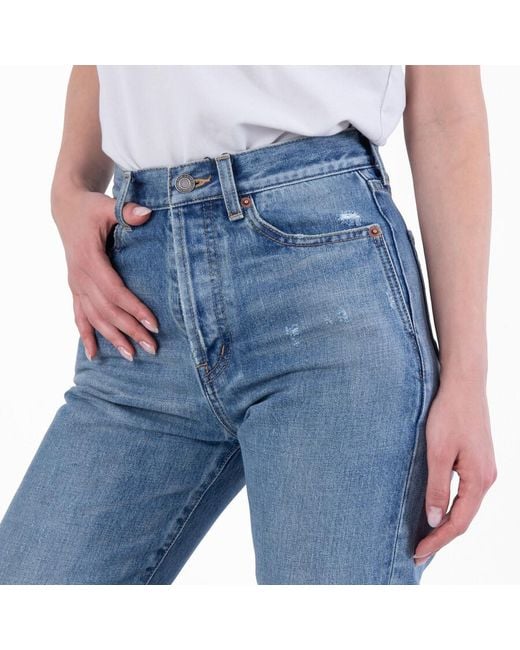 Saint Laurent Blue Slim Fit Denim Jeans, Waist