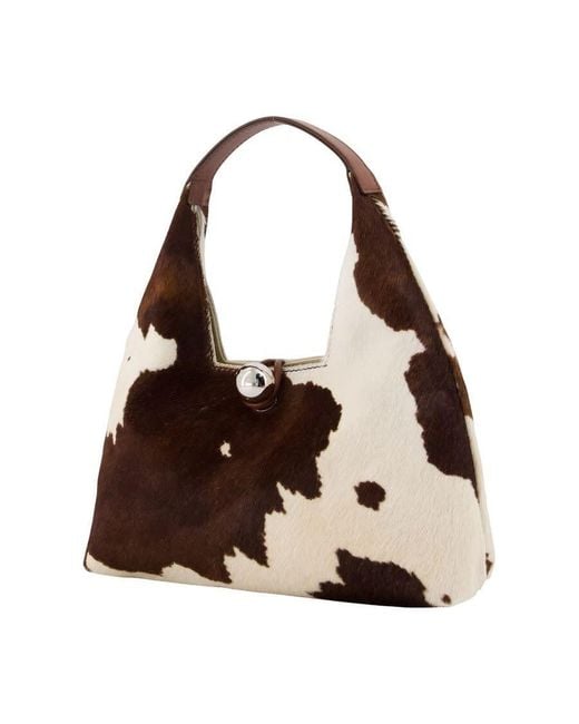 Marni Brown Trapeze Shoulder Bag