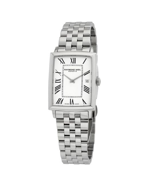 Raymond Weil Metallic Quartz White Dial Watch  -st -00300 for men
