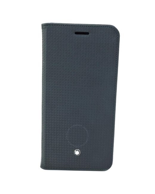 Montblanc Gray Extreme Flip Cover Leather Case For Samsung Galaxy S6 Edge+ Plus