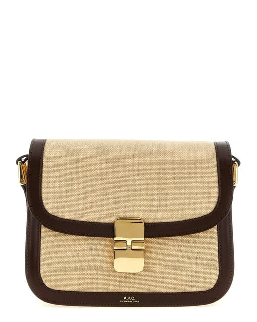 A.P.C. Natural 'Grace' Small Crossbody Bag