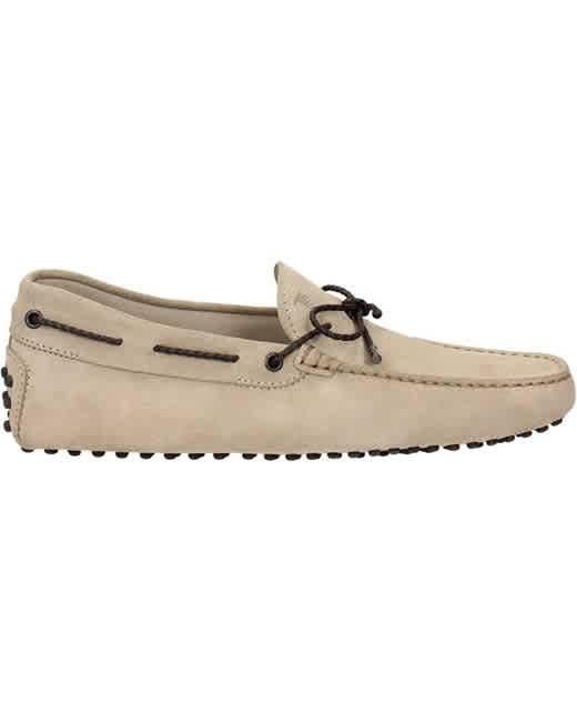 beige driving shoes