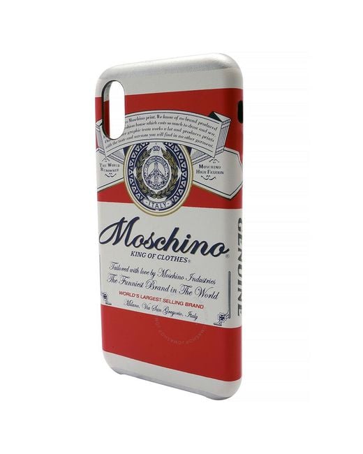 Moschino Red Mchino Budweiser Iphone X / Xs Cover