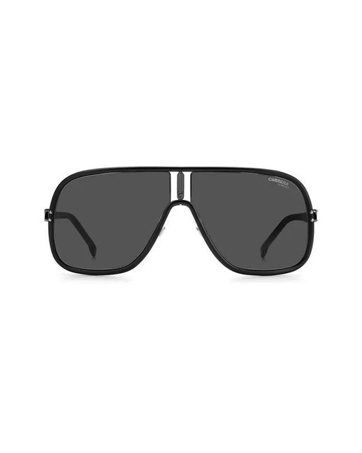 Carrera Grey Rectangular Sunglasses In Gray Lyst 