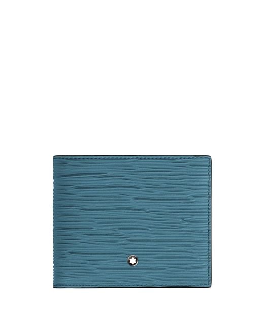 Montblanc Blue Leather Wallet for men