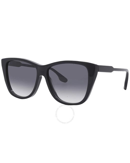 Victoria Beckham Gray Grey Gradient Cat Eye Sunglasses Vb639s 001 57