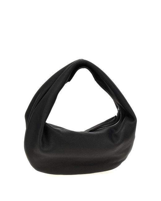 Khaite Black Medium Olivia Hobo Shoulder Bag