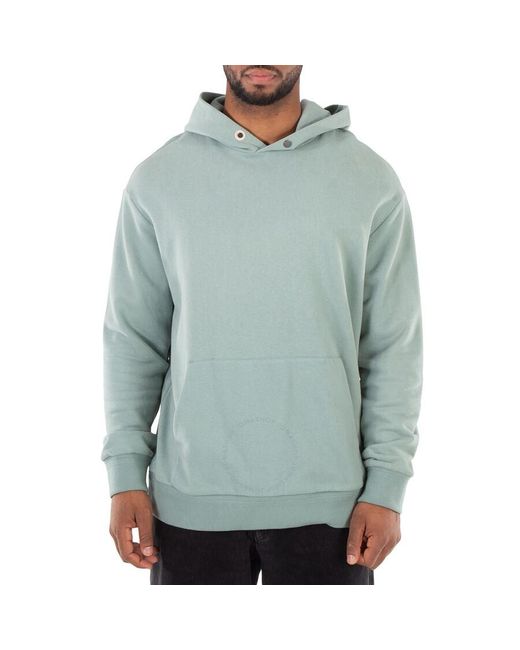 Zegna Blue Ermenegildo Ribbed Knit Hoodie, Brand Size 54 Us for men