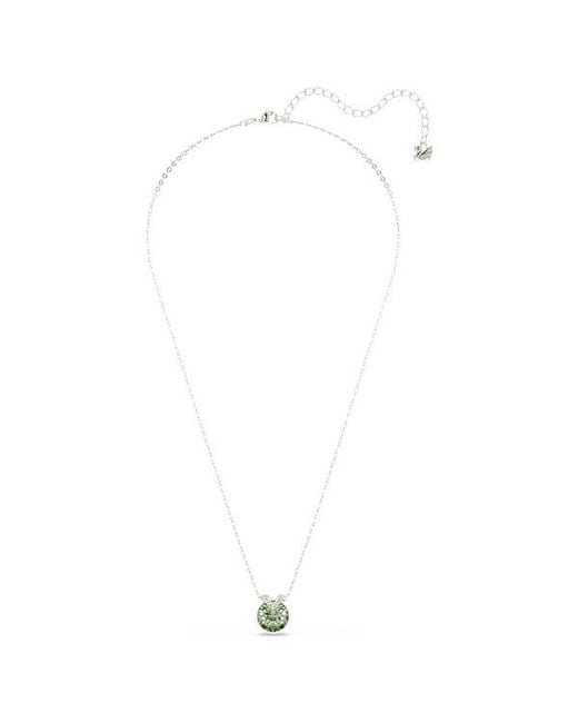Swarovski Metallic Bella V Pendant Crystal Necklace