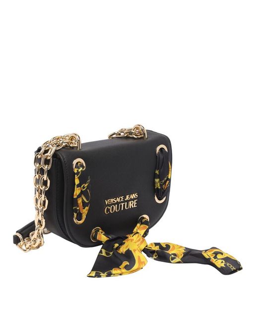 Versace Black Jeans Couture Shoulder Bag Chain Couture 1