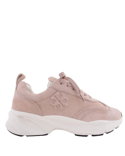 Tory Burch Pink Good Luck Trainers for men