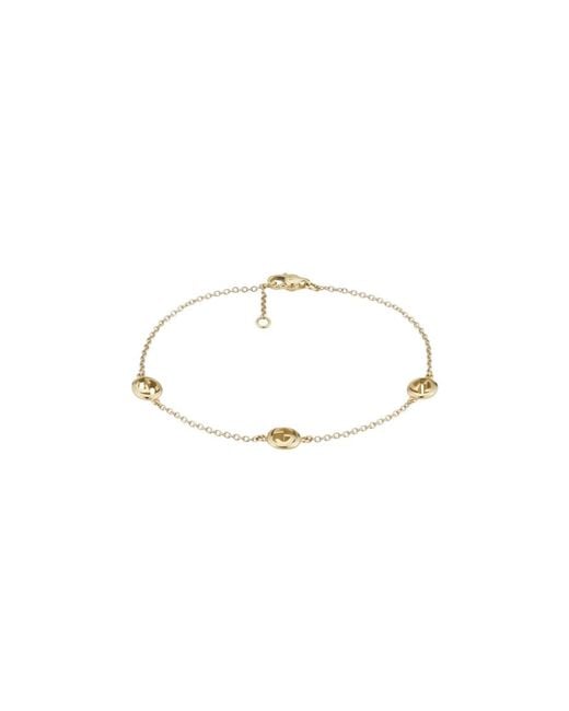 Gucci Metallic Interlocking G 18Ct Bracelet