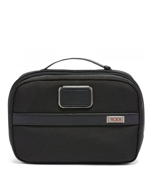 Tumi Black Alpha Split Travel Kit for men