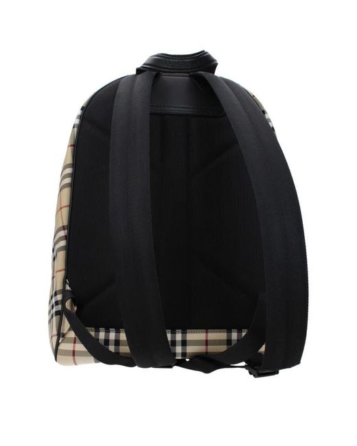 Burberry Metallic Fabric Backpack for men