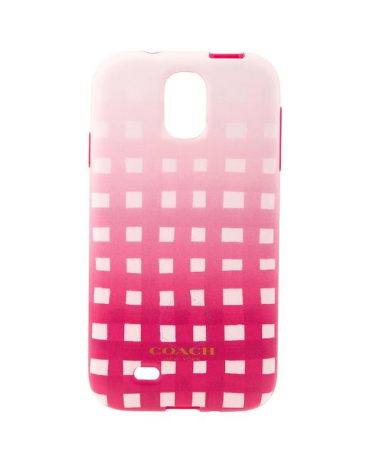 COACH Pink Samsung Galaxy S4 Case