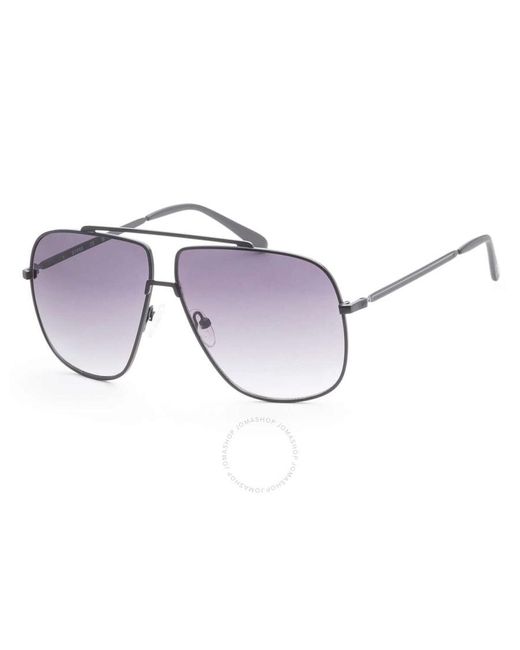 Guess Factory Metallic Smoke Gradient Navigator Sunglasses Gf0239 02b 61 for men