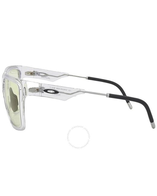 Oakley Brown Nxtvl Prizm Gaming Rectangular Sunglasses Oo9249 924902 58 for men