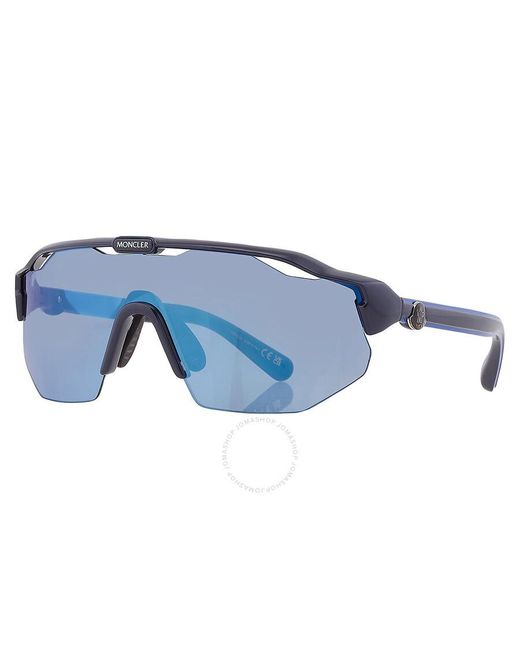 Moncler Blue Shield Sunglasses Ml0271-k 90x 00 for men