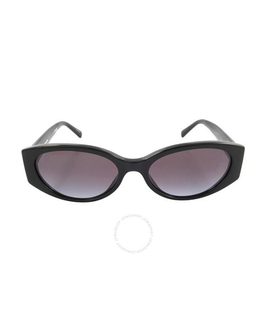 COACH Brown Gradient Oval Sunglasses Hc8353f 50028g 57