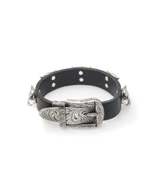 Gucci Metallic Anger Forest Sterling Sterling Rope Bracelet Yba524892001019