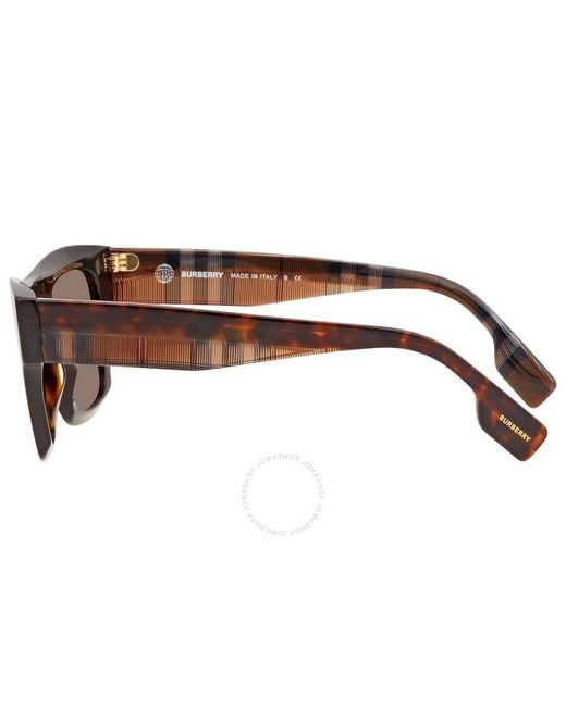 Burberry Dark Brown Square Sunglasses Be4360 399173 49 for men
