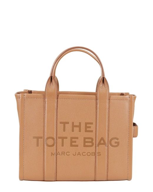 Marc Jacobs Brown Leather Small The Tote Bag