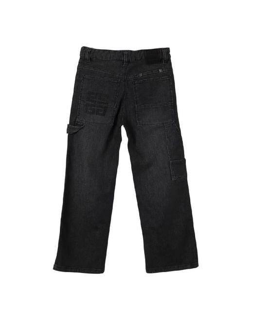 Givenchy Black Adjustable Waist Denim Jeans for men