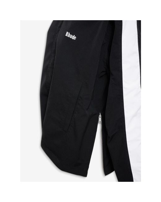 Rhude Black Wool Tracksuit Jacket for men