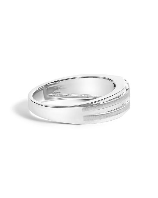 Haus of Brilliance White 10K Princess Diamond Accent Solitaire Duo Ring (I-J Color, Si2-I1 Clarity)
