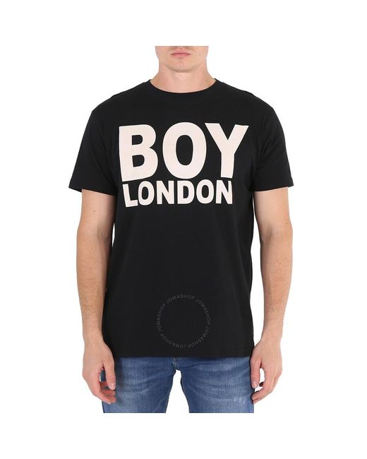 BOY London Black Regular-fit Logo T-shirt for men