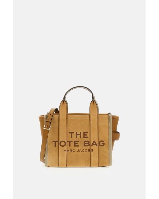 Marc Jacobs Metallic The Small Tote Suede