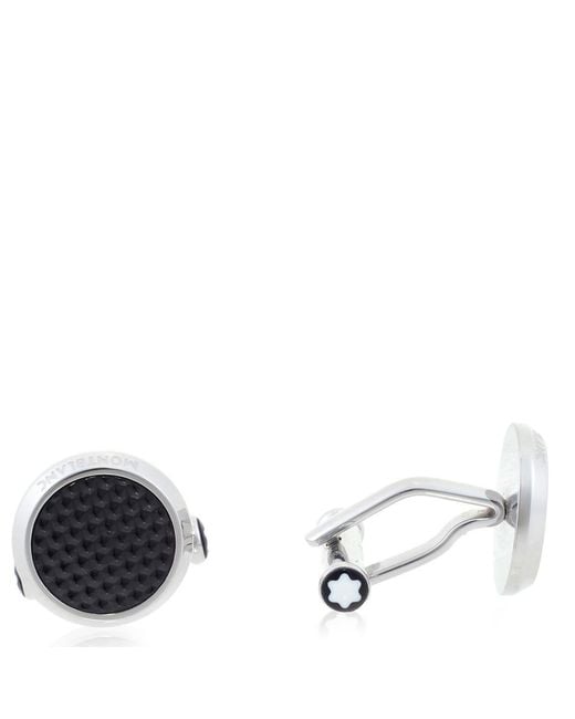 Montblanc White Meisterstuck Cufflinks for men