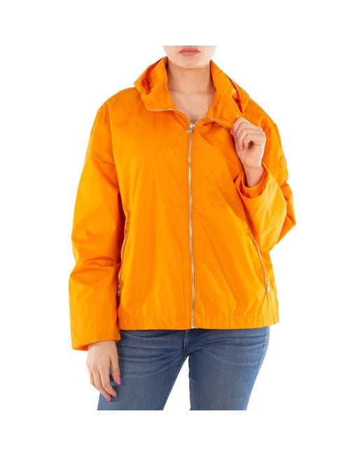Save The Duck Orange Hope Hooded Windbreaker Jacket, Brand Size 2 for men