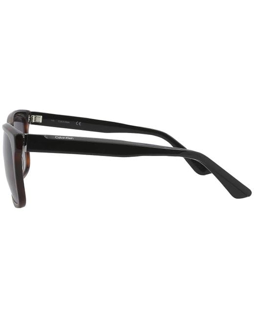 Calvin Klein Black Brown Gradient Square Sunglasses Ck22519s 236 56 for men