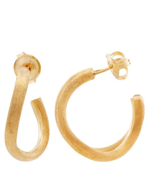 Marco Bicego Metallic Jaipur Collection 18K Petite Hoop Earrings