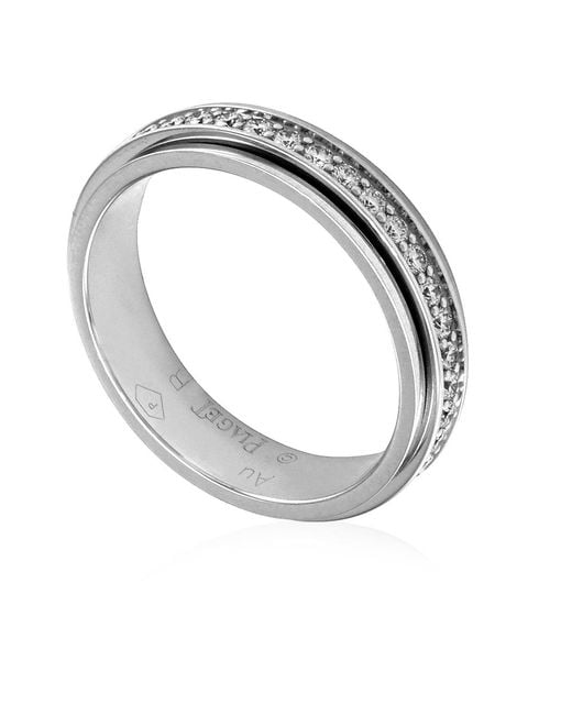 Piaget Metallic Possession 18k White Gold . Ct Diamond Wedding Ring