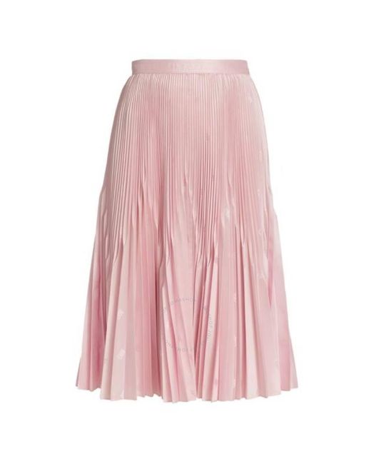 Burberry Pink Angelina Pleated Skirt